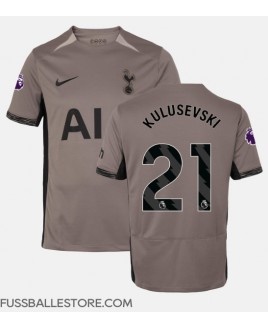 Günstige Tottenham Hotspur Dejan Kulusevski #21 3rd trikot 2023-24 Kurzarm